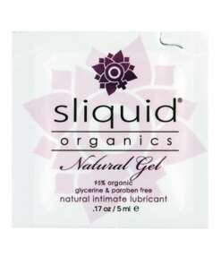 Sliquid Organics Natural Lubricating Gel - .17 oz Pillow