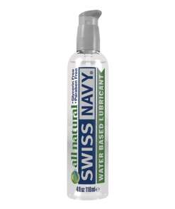 Swiss Navy All Natural Lubricant - 4 oz Bottle