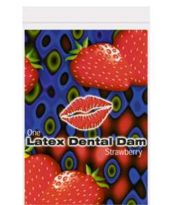 Trust Dam Latex Dental Dam - Strawberry