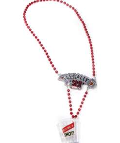 Legally 21 Shot Glass Necklace