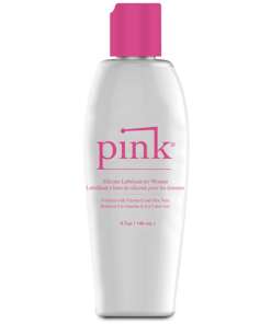 Pink Silicone Lube - 4.7 oz Flip Top Bottle