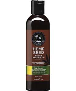 Earthly Body Massage & Body Oil - 8 oz Nag Champa