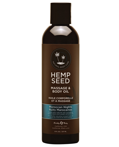 Earthly Body Massage & Body Oil - 8 oz Moroccan Nights