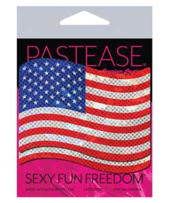 Pastease USA Stars & Stripes Nipple Pasties - O/S