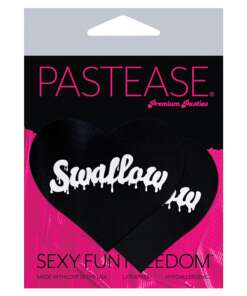 Pastease Swallow Hearts - Black/White O/S
