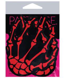 Pastease Skeleton Hands - Red O/S