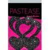 Pastease Glitter Peek a Boob Hearts - Black O/S