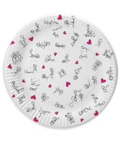 7" Dirty Dishes Position Plates - Bag of 8
