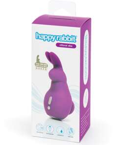 Happy Rabbit Clitoral Vibe Rechargeable - Purple