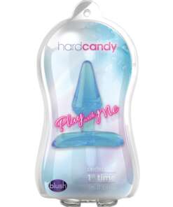 Blush Play With Me Hard Candy Anal Toy - Blue