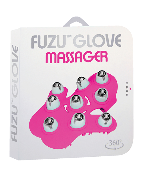 Fuzu Glove Massager - Neon Pink