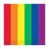 Pride Luncheon Napkins - Rainbow Pack of 16
