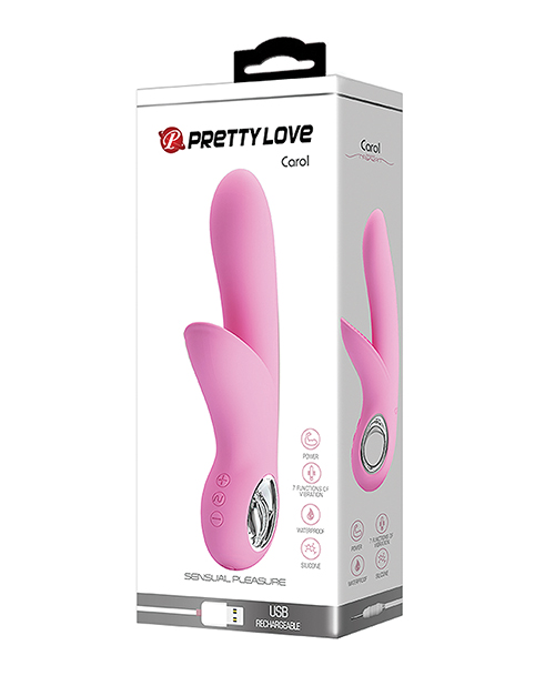 Pretty Love Carol Silicone Vibrator - 7 Function Pink