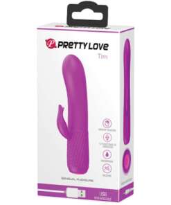 Pretty Love Tim Mini Silicone Vibrator - 12 Function Fuchsia