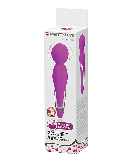Pretty Love Fitzgerald Liquid Silicone Wand - Fuchsia