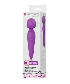 Pretty Love Meredith Liquid Silicone Wand - Purple