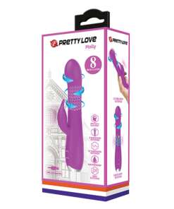 Pretty Love Molly Rotation Rabbit - Fuchsia