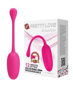 Pretty Love Knucker Remote Egg - Neon Pink