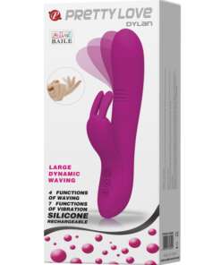 Pretty Love Dylan Bunny Ears Come Hither Rabbit 11 Function - Fuchsia