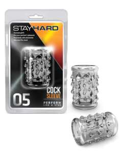 Blush Stay Hard Cock Sleeve 05 - Clear