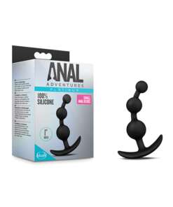 Blush Anal Adventures Small Beads - Black