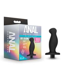 Blush Anal Adventures Platinum Silicone Vibrating Prostate Massager 02 -Black