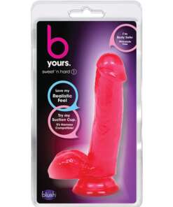 Blush B Yours Sweet n Hard 1 w/Suction Cup - Pink