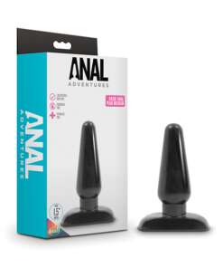 Blush Anal Adventures Basic Anal Plug - Medium Black