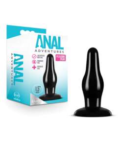 Blush Anal Adventures Pleasure Plug - Black