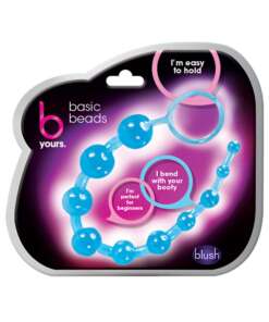 Blush B Yours Basic Anal Beads - Blue