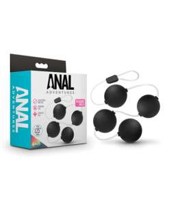 Blush Anal Adventures Pleasure Balls - Black