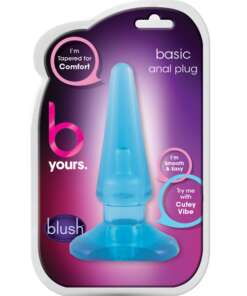 Blush B Yours Basic Anal Plug - Blue