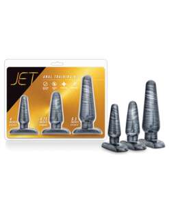 Blush Jet Anal Trainer Kit - Carbon Metallic Black