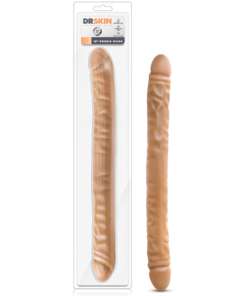 Blush Dr. Skin 18" Double Dildo - Mocha