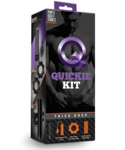 Blush Quickie Kit - Thick Cock Black