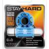 Blush Stay Hard Mega Vibrating Bull Ring - Blue