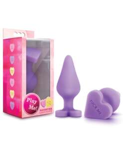 Blush Play With Me Naughtier Candy Heart Fuck Me - Purple