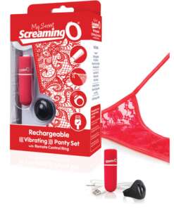 Screaming O My Secret Charged Remote Control Panty - Red