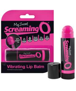 My Secret Screaming O Vibrating Lip Balm - Black/Pink
