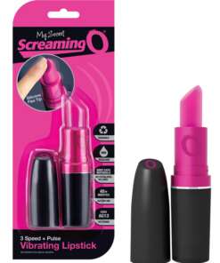 My Secret Screaming O Vibrating Lipstick - Black/Pink