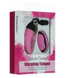Powerbullet Remote Control Vibrating Tongue - Pink
