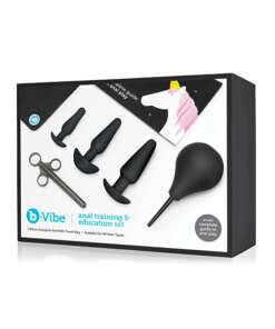 b-Vibe Anal Education Set - Black