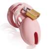 CB-6000 2 1/2" Cock Cage & Lock Set - Pink