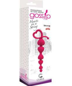 Curve Novelties Gossip Hearts on a String - Magenta