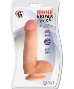 Curve Novelties Home Grown 6" BioSkin Cock - Vanilla