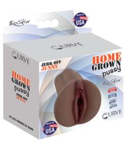 Curve Novelties Home Grown Pussy Jerk off Jenny - Chocolate