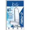 Curve Novelties Jock C-Thru 6" Dong w/Balls - Clear