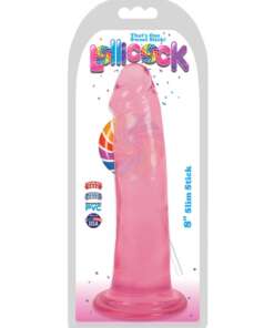 Curve Novelties Lollicock 8" Slim Stick - Cherry Ice