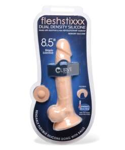 Curve Novelties Fleshstixxx 8.5" Dildo w/Balls - Flesh
