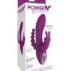 Curve Novelties Power Bunnies Quivers G-Spot Vibe - Purple